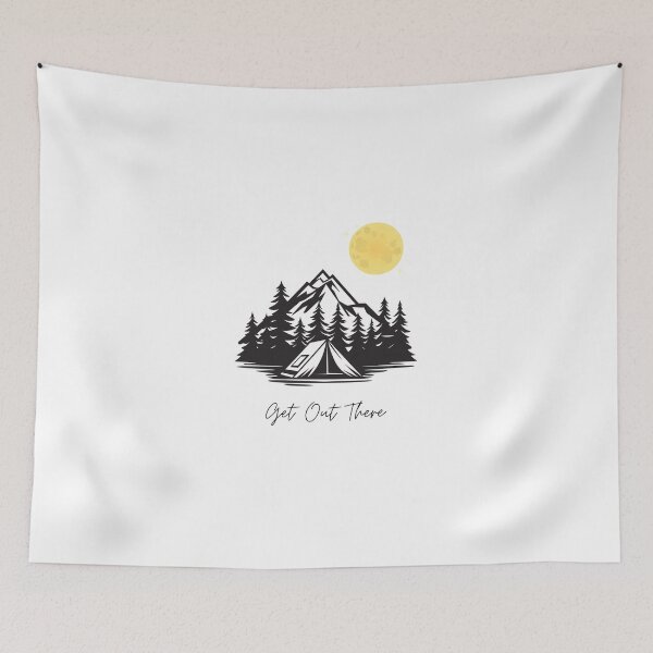 Item preview, Get Out There Camping designed and sold by Dougall5150.