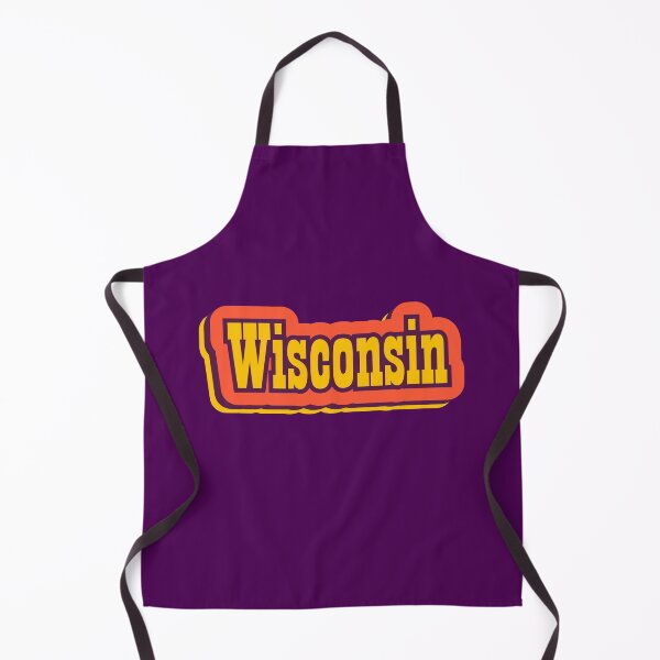 Item preview, Wisconsin State of America Retro Typography designed and sold by ArtNoveltee.