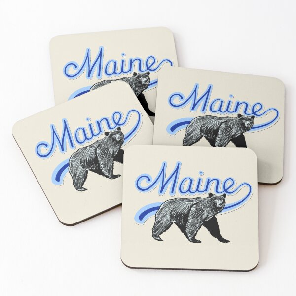 Item preview, Maine Black Bear Double Blues designed and sold by Jeb Knight.
