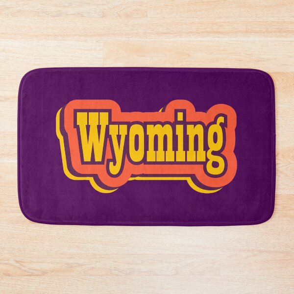 Item preview, Wyoming State of America Retro Typography designed and sold by ArtNoveltee.