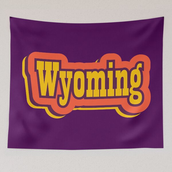 Artikelvorschau, Wyoming Staat Amerika Retro Typografie entworfen und verkauft von ArtNoveltee.