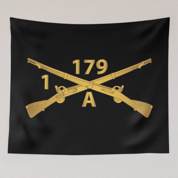 Item preview, Alpha Company, 1st Battalion, 179th Infantry Regiment - Inf Branch wo Txt X 300 designed and sold by Military Insignia Products.
