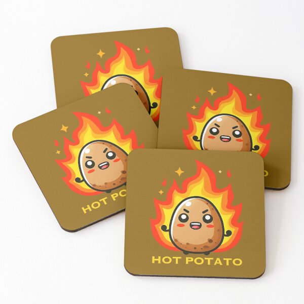 Item preview, Cute Hot Potato On Fire designed and sold by The magic  Yellow bus.