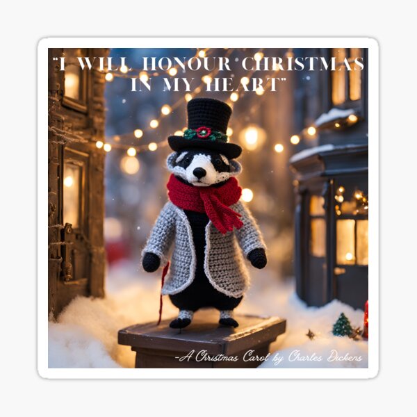 Item preview, A Christmas Carol Charles Dickens Mr Scrooge Crochet designed and sold by MsBennetPrints.