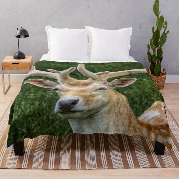 Item preview, Fallow Deer Portrait designed and sold by HelkoryoArt.