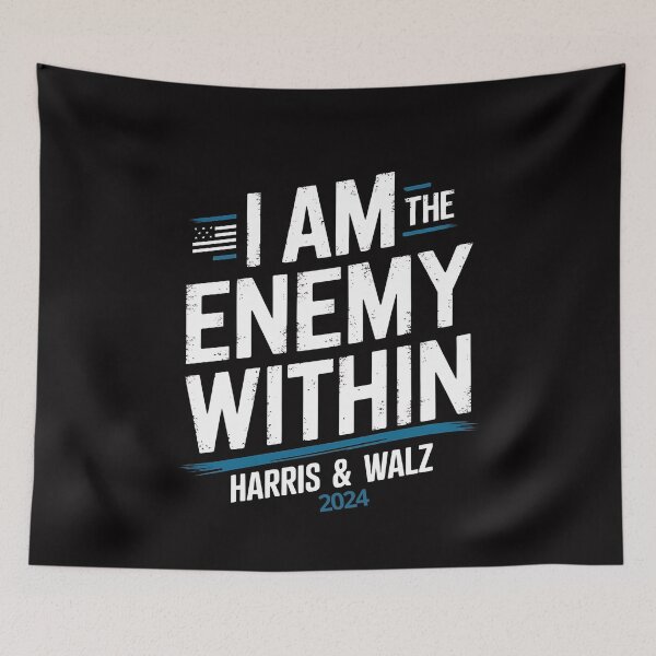 Item preview, I Am The Enemy Within Harris Walz - A gift for those who embrace rebellion and independence. designed and sold by Zyziowsky.