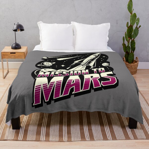 Item preview, Mission To Mars Rocket In Space designed and sold by TheArtOfPat.