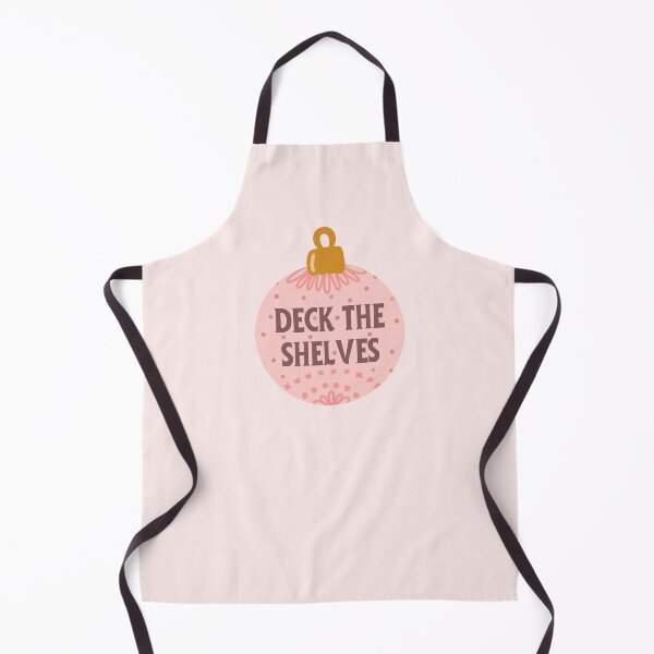 Item preview, deck the shelves - pink bookish christmas designed and sold by Neadoodles.