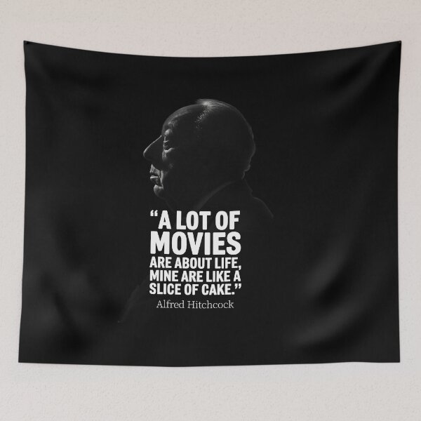 Item preview, A Slice of Cake - Alfred Hitchcock Quote designed and sold by MagicByAmos.