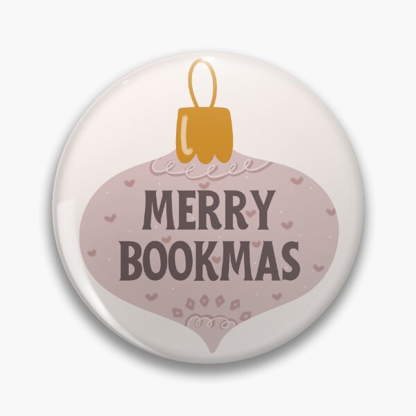 Item preview, merry bookmas - pink bookish christmas designed and sold by Neadoodles.