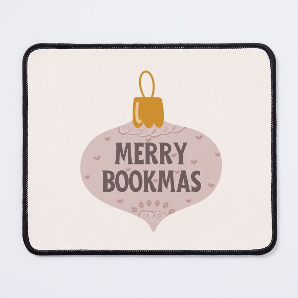 Item preview, merry bookmas - pink bookish christmas designed and sold by Neadoodles.