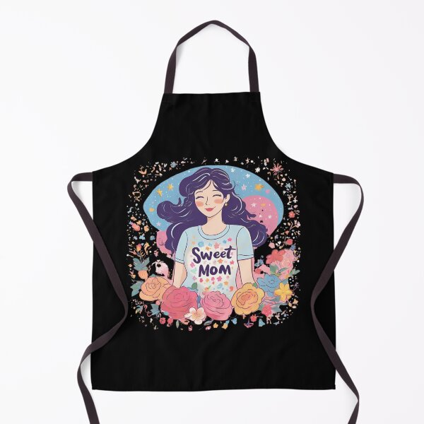 Item preview, Sweet mommy, She loves flowers .Anime style. designed and sold by DONandEK.
