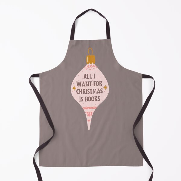 Item preview, All I want for Christmas is books - pink bookish christmas designed and sold by Neadoodles.