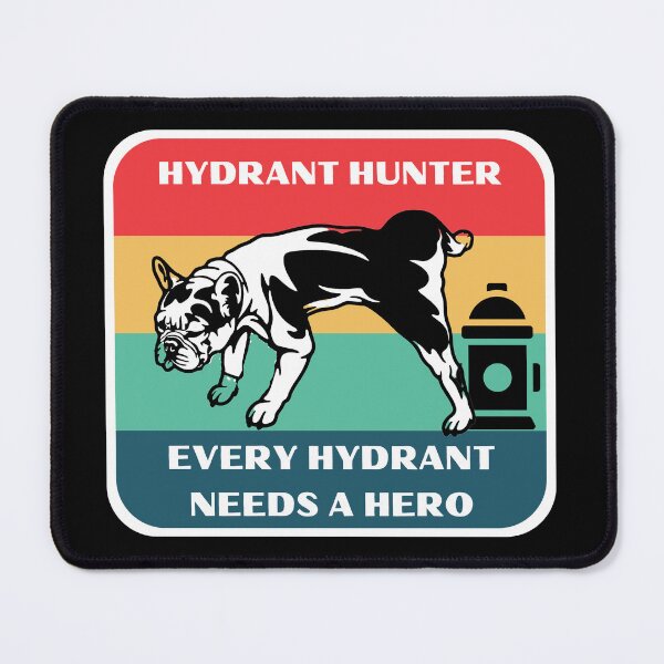 Item preview, Pissing French bulldog. Hydrant Hunter. designed and sold by JAGA-ALIME.