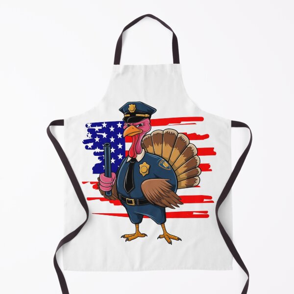 Item preview, Policeman Turkey, Funny Thanksgiving Turkey designed and sold by KolorellaS.