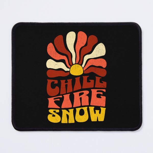 Item preview, Chill Fire Snow - Retro-inspired sunburst design with warm winter vibes. designed and sold by Taans-Creation.