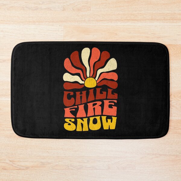 Item preview, Chill Fire Snow - Retro-inspired sunburst design with warm winter vibes. designed and sold by Taans-Creation.