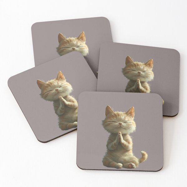 Item preview, Cat with its paws together designed and sold by aulucky.