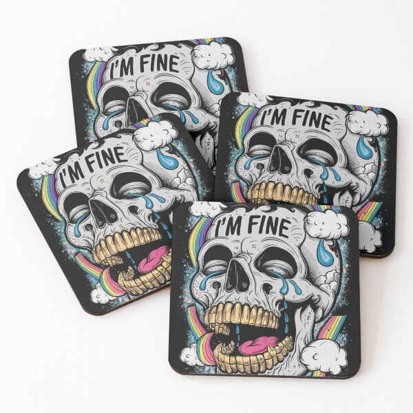 Item preview,  a crying skull designed and sold by khufra1.