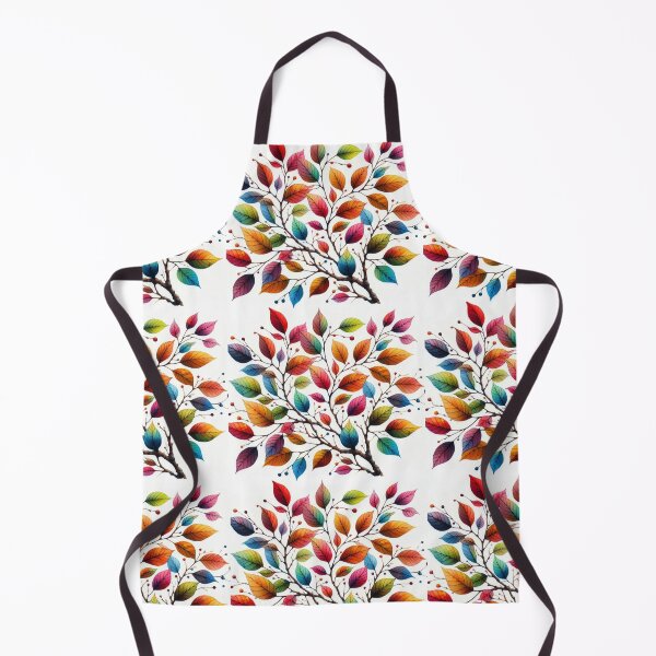 Item preview, Drawing of tree branch with colorful leaves designed and sold by Maira Guerrero.