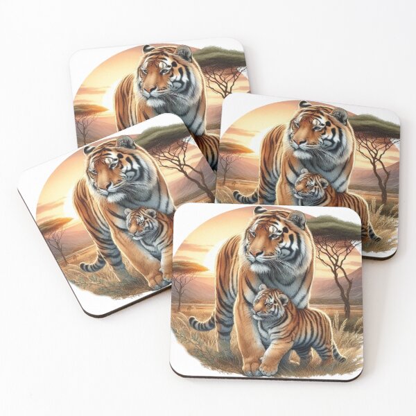Item preview, A tiger with its cub designed and sold by CHRIST5000.
