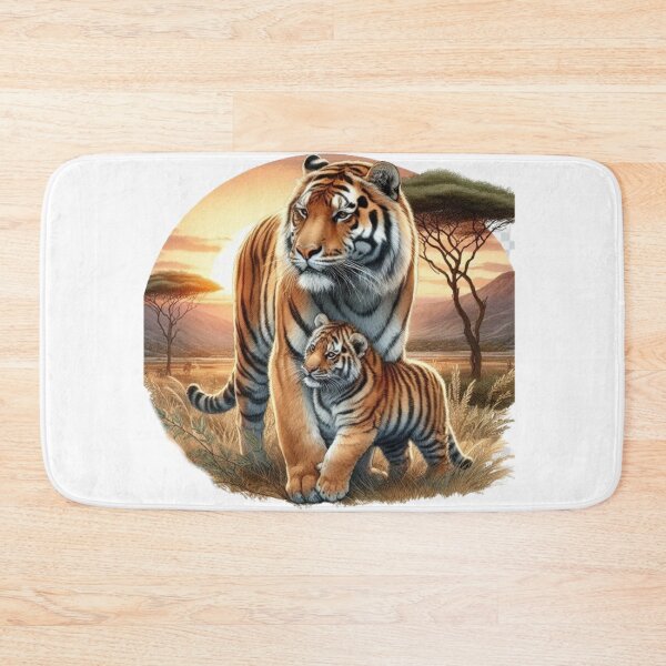 Item preview, A tiger with its cub designed and sold by CHRIST5000.