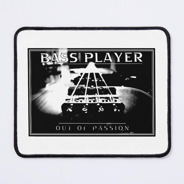 Item preview, Bass Player out of Passion - Bassist / Bass Guitar Design (Black print) designed and sold by aurielphoenix.