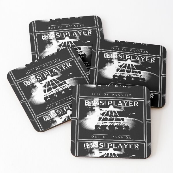 Item preview, Bass Player out of Passion - Bassist / Bass Guitar Design (Black print) designed and sold by aurielphoenix.