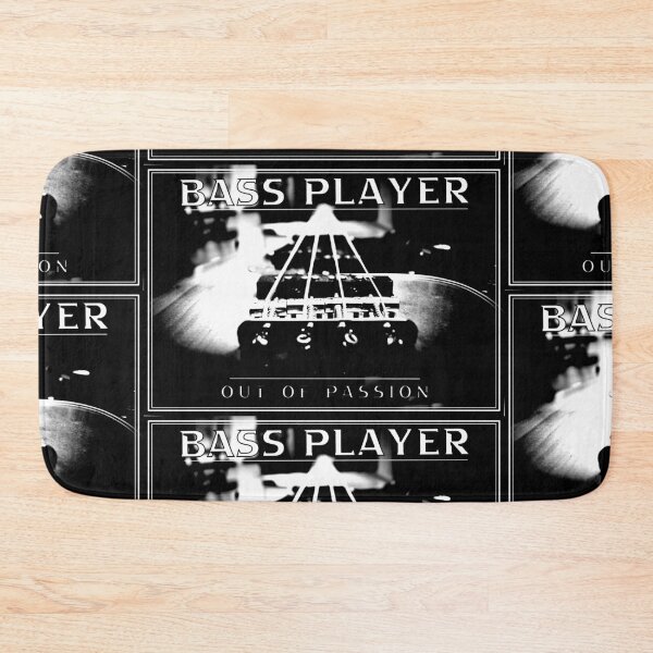 Item preview, Bass Player out of Passion - Bassist / Bass Guitar Design (Black print) designed and sold by aurielphoenix.
