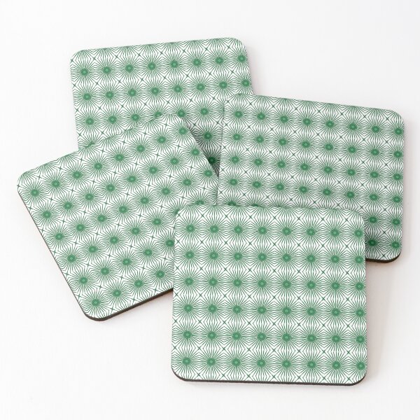 Item preview, Starburst Mid-Century Modern Pattern White Cut Out designed and sold by taiche.