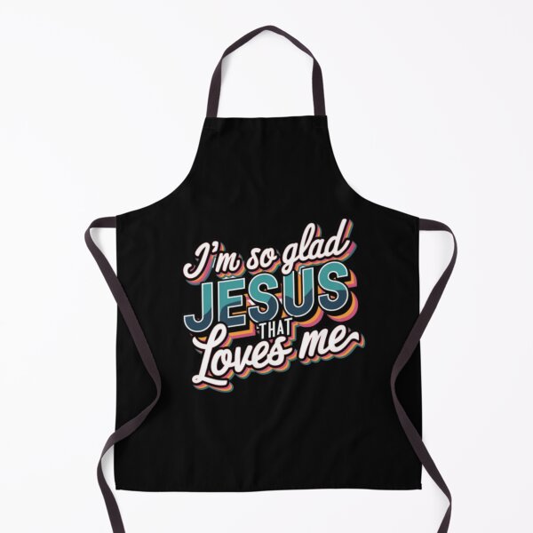 Item preview,  I AM SO GLAD THAT JESUS LOVES ME . christian black texted motivation  designed and sold by Obinne.