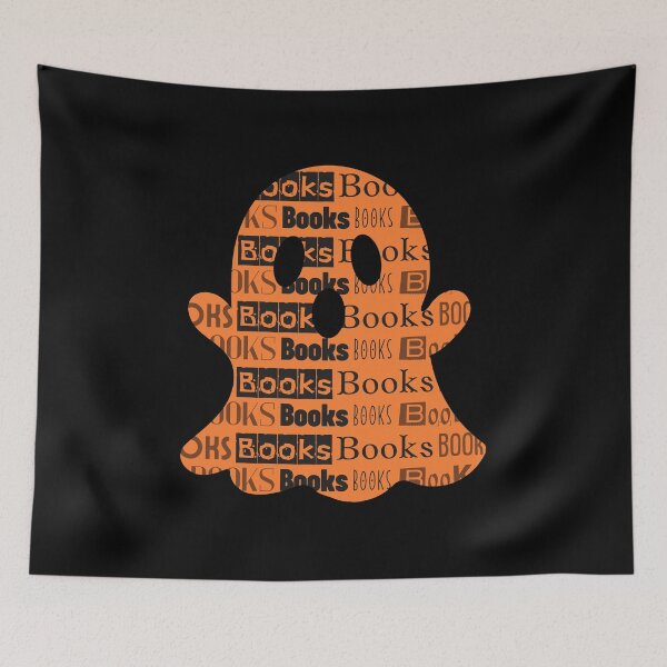 Item preview, Bookish Halloween Ghost designed and sold by Megurix.