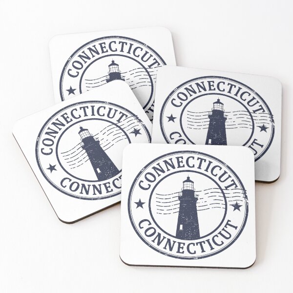 Item preview, United States on stamps - Connecticut designed and sold by CleanDecor.