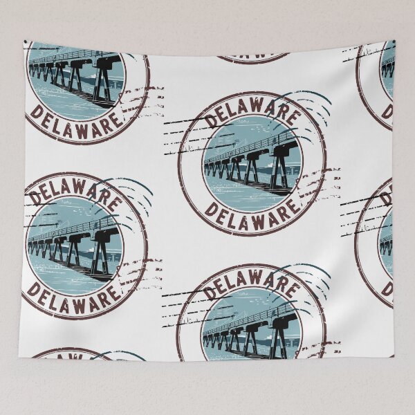 Item preview, United States on stamps - Delaware designed and sold by CleanDecor.