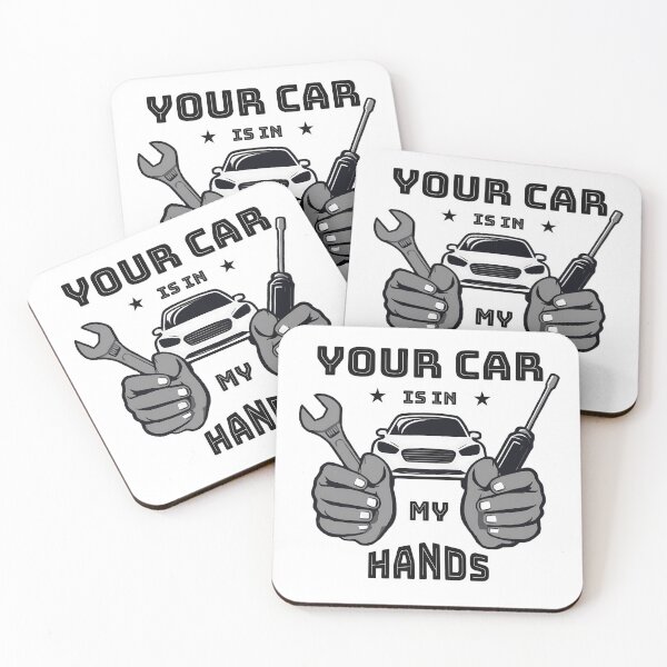 Item preview, Funny Car Mechanic Quote – 'Your Car is in My Hands' | Auto Mechanic Joke | Automotive Humor designed and sold by MystiqSlav.