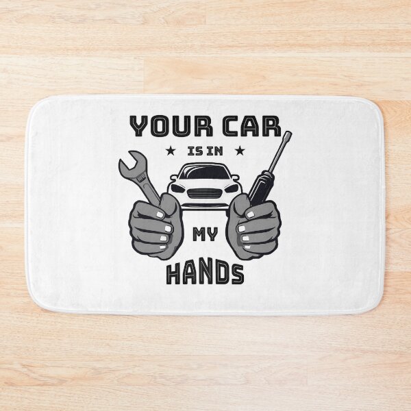 Item preview, Funny Car Mechanic Quote – 'Your Car is in My Hands' | Auto Mechanic Joke | Automotive Humor designed and sold by MystiqSlav.