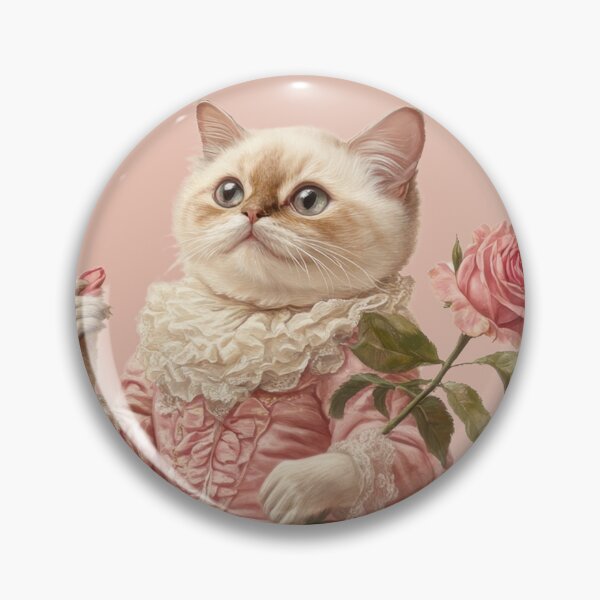 Item preview, A Princess with Paws - Cat with Rose designed and sold by leafsquare.