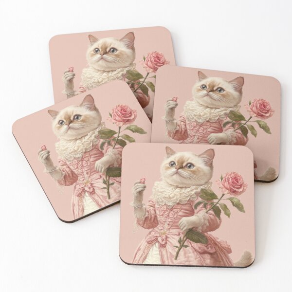 Item preview, A Princess with Paws - Cat with Rose designed and sold by leafsquare.