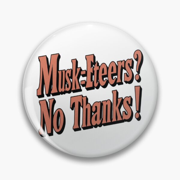Item preview, Tesla bumper Musk-Eteers no thanks  designed and sold by SanadDiab.