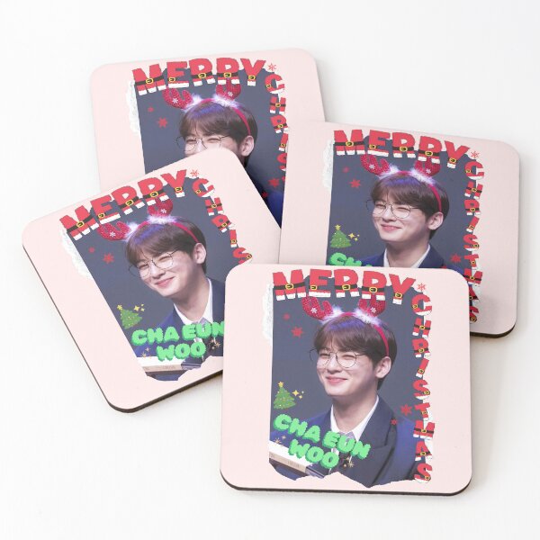 Item preview, Cha Eun Woo Merry Christmas Fanart Collage designed and sold by AJUNICE STUDIO.