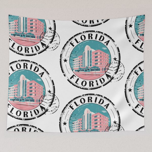 Item preview, United States on stamps - Florida designed and sold by CleanDecor.