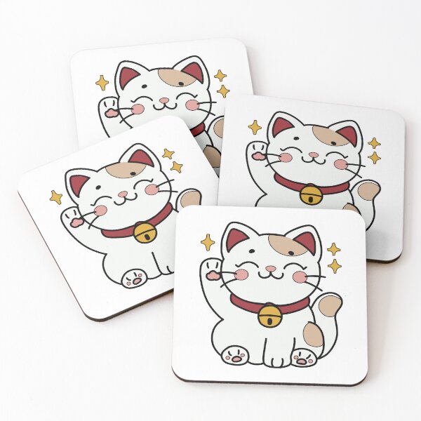 Item preview, Lucky Cat Charm: Kawaii Fortune Kitty designed and sold by lavavamp.