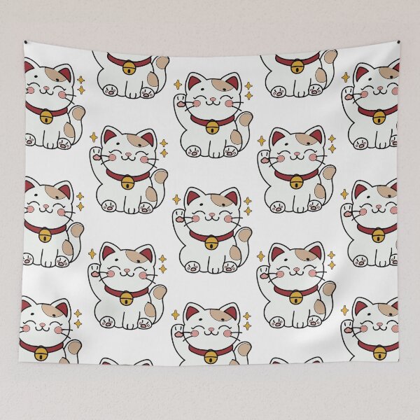Item preview, Lucky Cat Charm: Kawaii Fortune Kitty designed and sold by lavavamp.