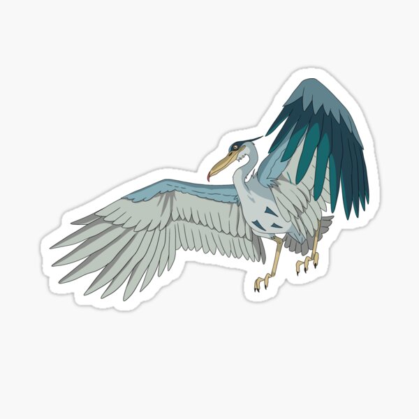 Item preview, The grey heron designed and sold by Two-for-Joy.