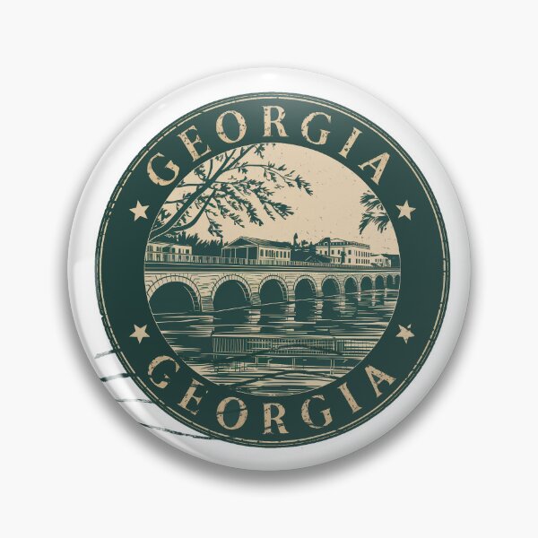 Item preview, United States on stamps - Georgia designed and sold by CleanDecor.