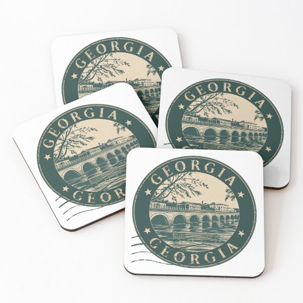 Item preview, United States on stamps - Georgia designed and sold by CleanDecor.