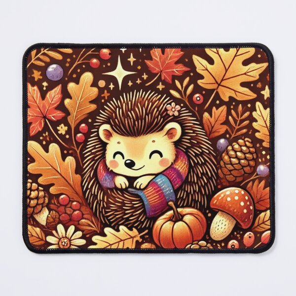 Item preview, Cozy Autumn Hedgehog designed and sold by Porosenok.