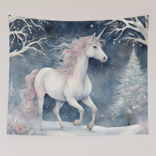 Item preview, Magical Winter Christmas Unicorn designed and sold by All-About-Life.