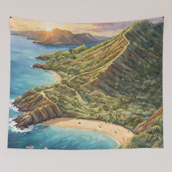 Item preview, Hanauma Bay - A Serene Marine Oasis in Oahu, Hawaii designed and sold by LSVart.