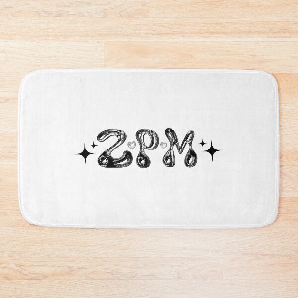 Item preview, 2PM K-Pop Group Liquid Chrome Typography Design designed and sold by AJUNICE STUDIO.